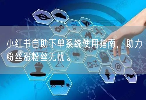 小红书自助下单系统使用指南，助力粉丝涨粉丝无忧。