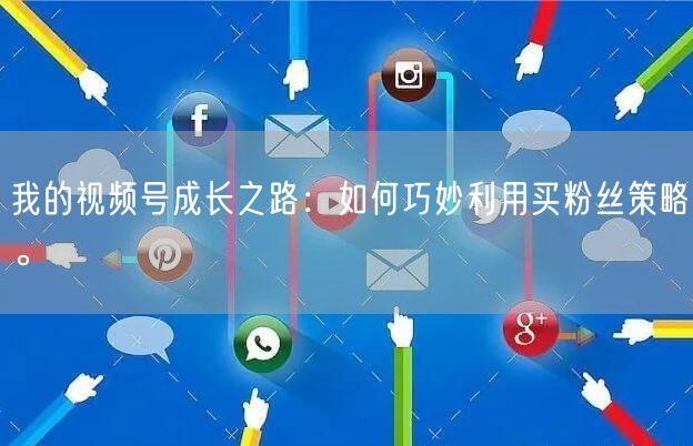 我的视频号成长之路：如何巧妙利用买粉丝策略。