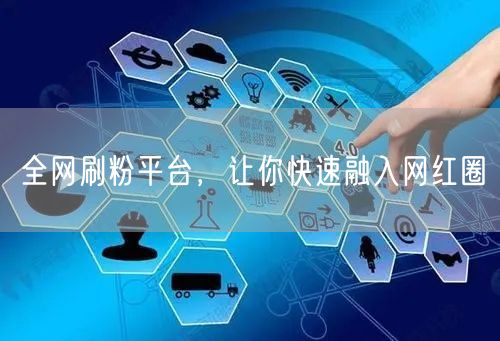 全网刷粉平台，让你快速融入网红圈