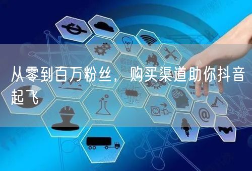 从零到百万粉丝，购买渠道助你抖音起飞