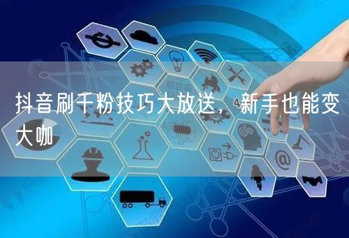 抖音刷千粉技巧大放送，新手也能变大咖