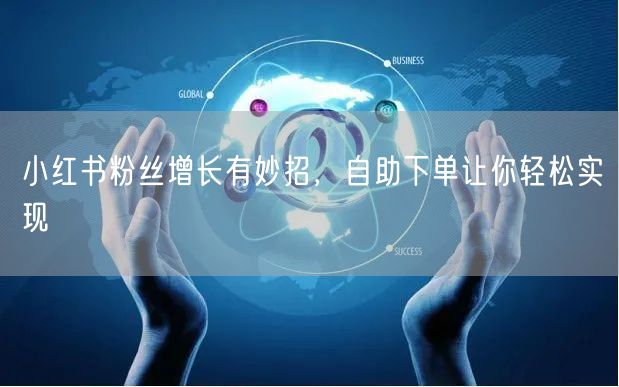 小红书粉丝增长有妙招，自助下单让你轻松实现