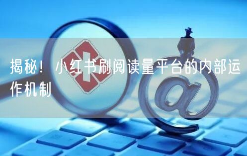 揭秘！小红书刷阅读量平台的内部运作机制