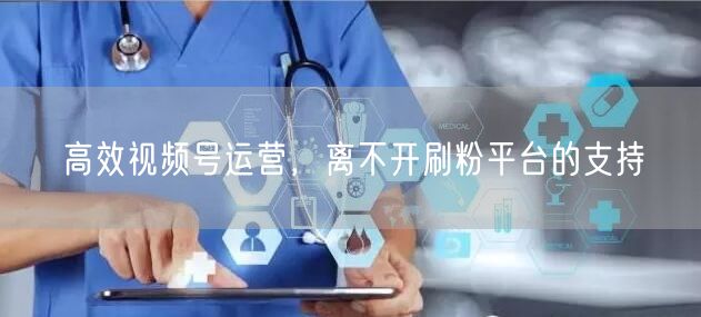 高效视频号运营，离不开刷粉平台的支持