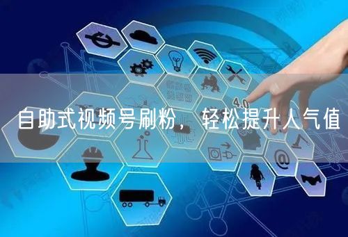 自助式视频号刷粉，轻松提升人气值