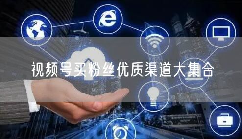 视频号买粉丝优质渠道大集合