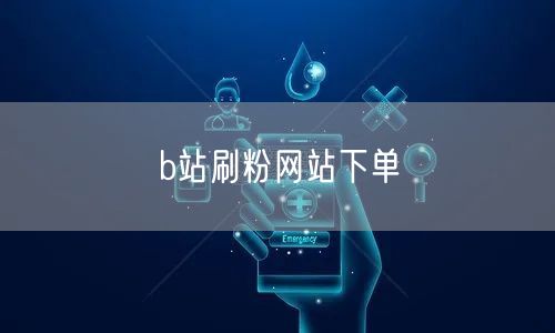 b站刷粉网站下单