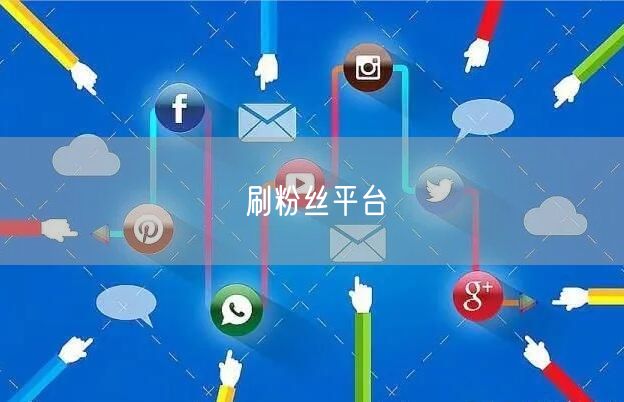 刷粉丝平台