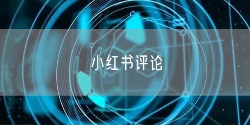 小红书评论