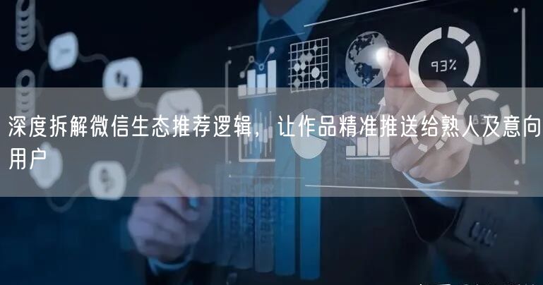 深度拆解微信生态推荐逻辑，让作品精准推送给熟人及意向用户