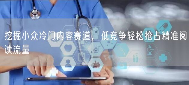 挖掘小众冷门内容赛道，低竞争轻松抢占精准阅读流量