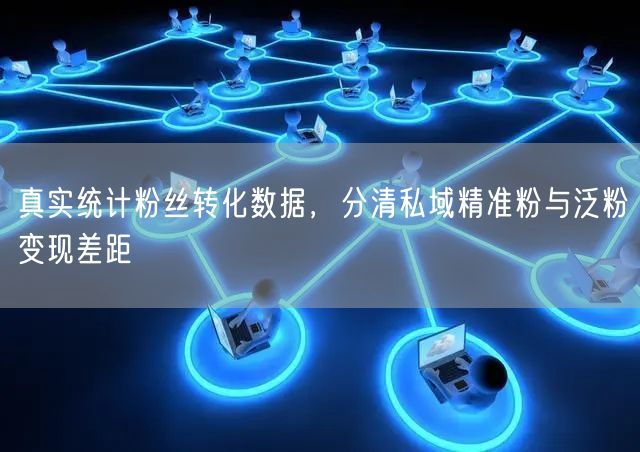 真实统计粉丝转化数据，分清私域精准粉与泛粉变现差距