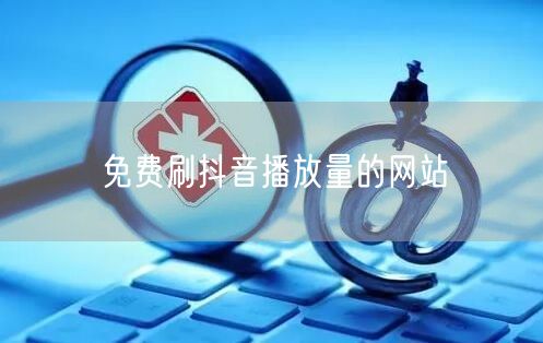 免费刷抖音播放量的网站