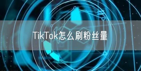 TikTok怎么刷粉丝量
