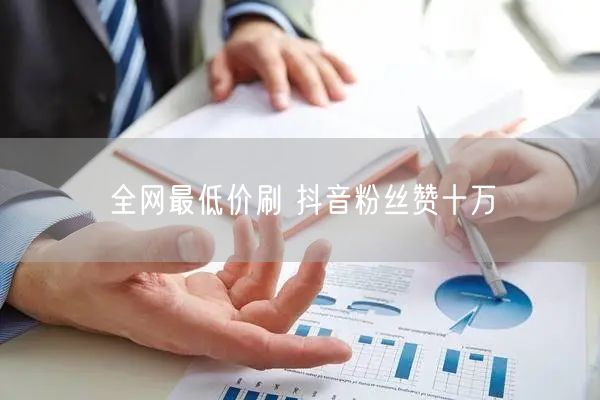 全网最低价刷 抖音粉丝赞十万
