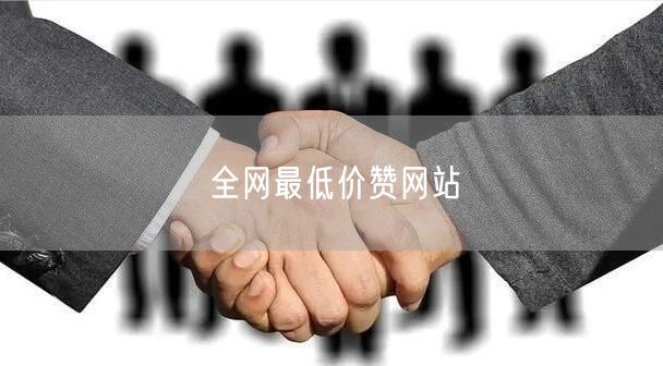 全网最低价赞网站