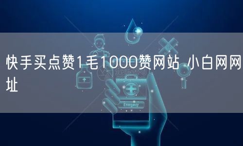 快手买点赞1毛1000赞网站 小白网网址