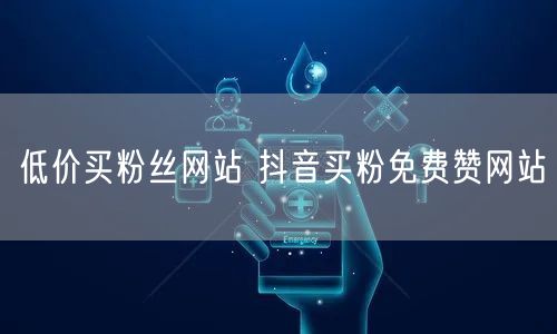 低价买粉丝网站 抖音买粉免费赞网站