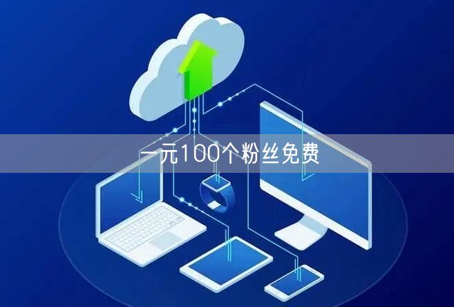 一元100个粉丝免费
