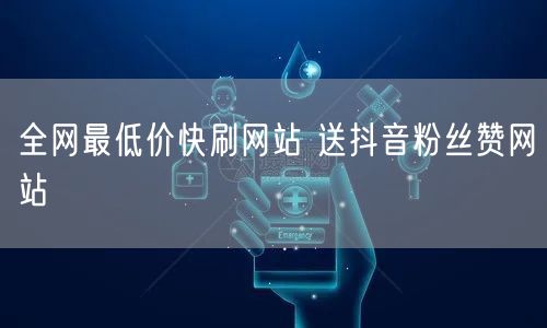 全网最低价快刷网站 送抖音粉丝赞网站