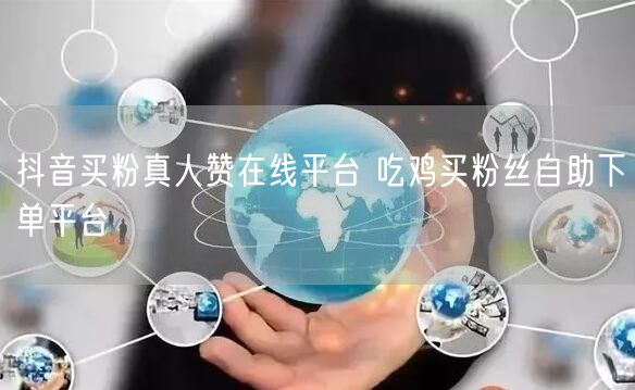 抖音买粉真人赞在线平台 吃鸡买粉丝自助下单平台