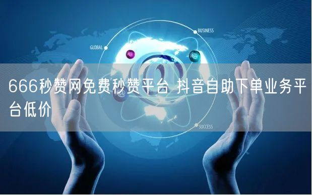 666秒赞网免费秒赞平台 抖音自助下单业务平台低价